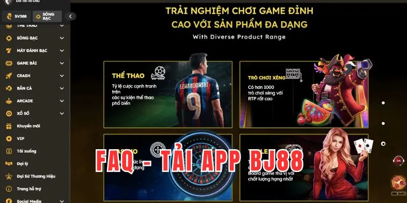 Trả lời các thắc mắc của hội viên khi tải app BJ88